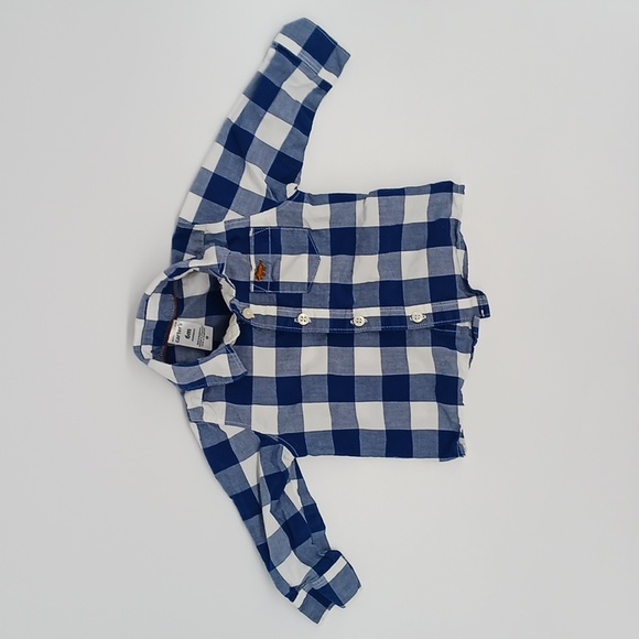 Carter's Outfit - Long Sleeve Button-Up and Pants (6 Month) - Picture 2 of 7